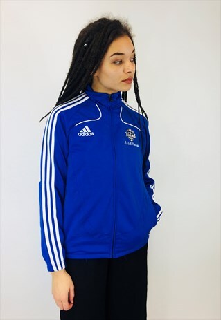 VINTAGE ADIDAS CLASSIC 3 STRIPE TRACK JACKET