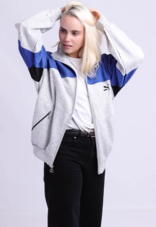 VINTAGE PUMA ZIP-UP SWEATSHIRT