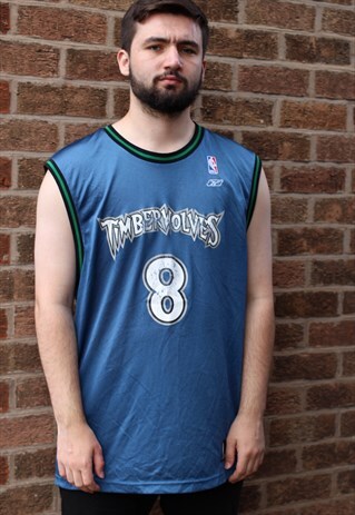VINTAGE REEBOK MINNESOTA TIMBERWOLVES NBA JERSEY