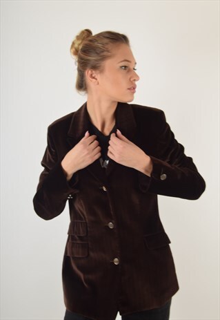 VERSACE JEANS COUTURE VELVET BLAZER MADE IN ITALY (2838)