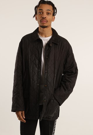 VINTAGE RALPH LAUREN QUILTED BUTTON UP JACKET