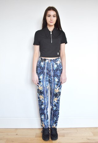 RARE JEAN PAUL GAULTIER GOTHIC ANGEL PORTRAIT MOM JEANS