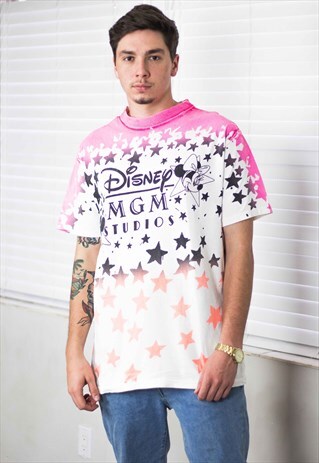 VINTAGE DISNEY T-SHIRT LOGO 90S X 7.4