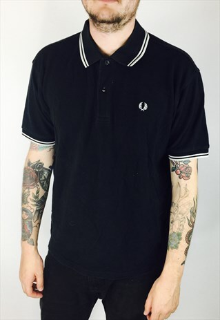 FRED PERRY NAVY POLO SHIRT
