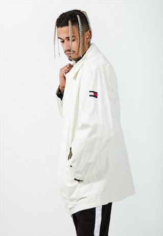 UNIQUE VINTAGE 80S TOMMY HILFIGER TRENCH / S3681