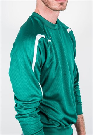 PUMA VINTAGE 1990S GREEN SWEATER