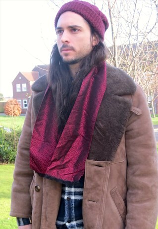 VINTAGE 70S MOD PAISLEY SCARF - SAMMY - INDIE ROCK PREPPIE