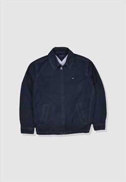 Vintage Tommy Hilfiger Harrington Jacket in Navy Blue