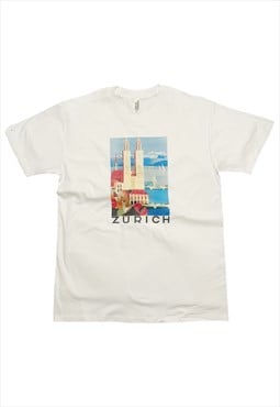 Visit Switzerland Travel Poster T-Shirt Zurich Bern