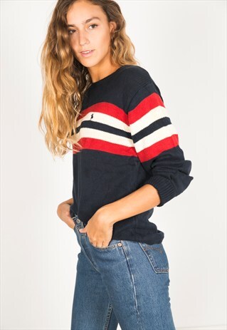 VINTAGE 80S POLO RALPH LAUREN JUMPER / R089