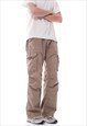 VINTAGE ARMANI CARGO PANTS TROUSERS BEIGE