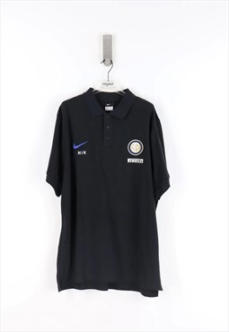 Nike Inter Polo in Black - XXL