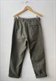 MOLESKIN PURE COTTON SUIT TROUSERS GREY