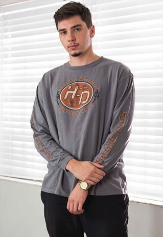 VINTAGE HARLEY DAVIDSON T-SHIRT LOGO XL 10.7