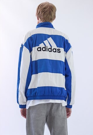 RARE VINTAGE MENS ADIDAS EQUIPMENT WINDBREAKER JACKET