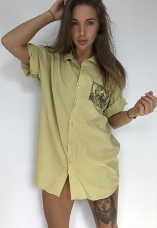 PATTERNED OVERSIZED RETRO VINTAGE UNISEX FESTIVAL SHIRT