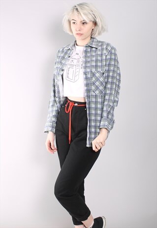 VINTAGE CHECK FLANNEL SHIRT