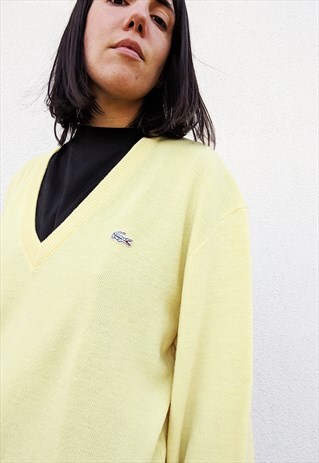 CHEMISE LACOSTE VINTAGE KNIT JUMPER