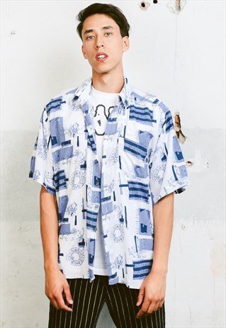 VINTAGE 90S PATTERNED SHIRT