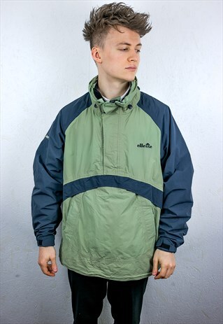 VINTAGE ELLESSE 1/2 ZIP PULLOVER JACKET