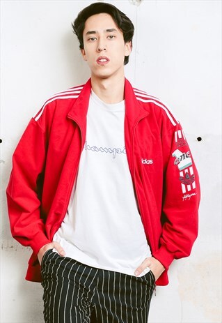 VINTAGE ADIDAS VELOUR TRACK JACKET
