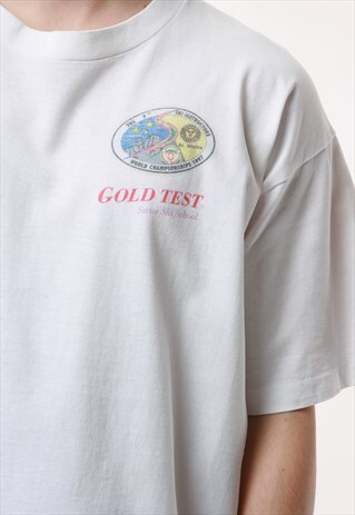 90S GRAPHIC OLDSCHOOL VINTAGE COTTON T-SHIRT 16832