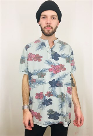 VINTAGE 90S PRINT PATTERN T-SHIRT