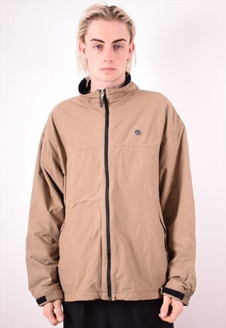 NORTH SAILS MENS VINTAGE JACKET LARGE KHAKI 90S