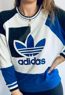 Vintage Adidas Sweatshirt in colour block detail