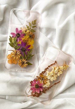 SS22 Made to Order Pressed Flower Phone Case/ Phone Cover