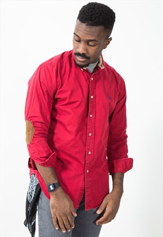 VINTAGE 80S CLASSIC POLO RALPH LAUREN SHIRT / S5532