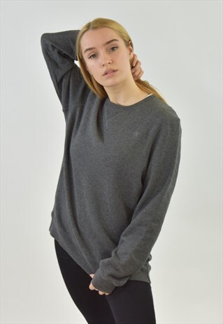 VINTAGE 90S GREY CHAMPION CREW NECK SWEATSHIRT