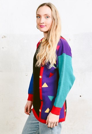 VINTAGE 80S RETRO KNIT JUMPER