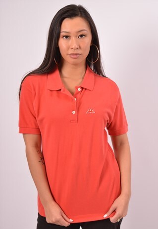 VINTAGE KAPPA POLO SHIRT RED