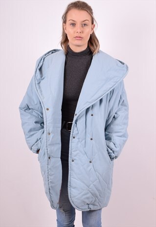 TRUSSARDI WOMENS VINTAGE JACKET XXL BLUE 90S