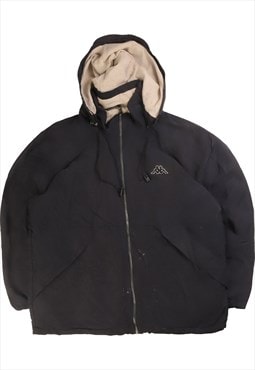 Vintage 90's Kappa Windbreaker Jacket Full Zip Up Fleece