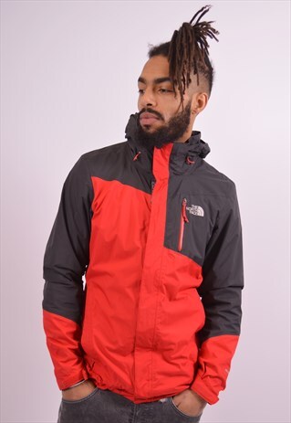 THE NORTH FACE MENS VINTAGE JACKET SMALL RED 90S