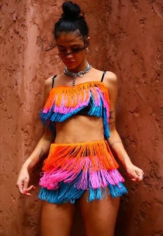 SAMBA TASSEL FESTIVAL CROP TOP