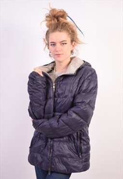 Vintage Fred Perry Padded Jacket Navy Blue