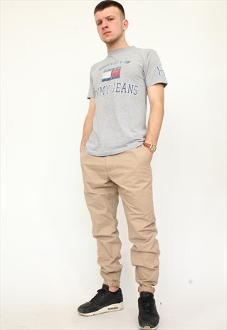 VINTAGE TOMMY HILFIGER BEIGE CHINOS TROUSERS