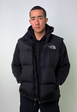 Black y2ks The North Face 700 Series Puffer Jacket Gilet