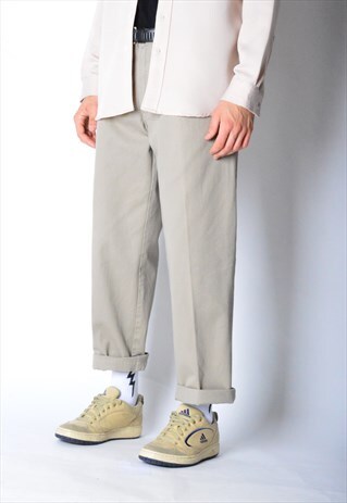 VINTAGE 90S BEIGE CHINOS PANTS