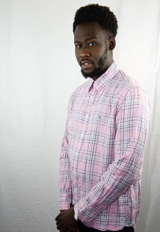 VINTAGE TOMMY HILFIGER PINK SHIRT