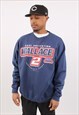 Vintage Chase Authentics Wallace Nascar Navy Sweatshirt