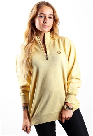 FRED PERRY 1/4 ZIPPER JUMPER K83