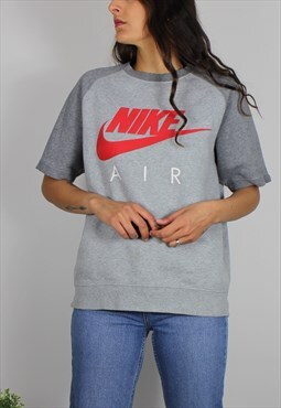 Vintage Nike Sweatshirt Jumper w Statement Logo Front 