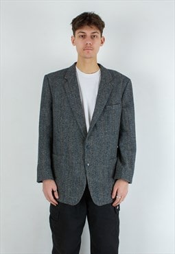 KYNOCH Keith Scotland Men L Blazer UK 42 US Wool Tweed Coat