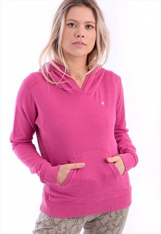 VINTAGE CHAMPION HOODIE PINK
