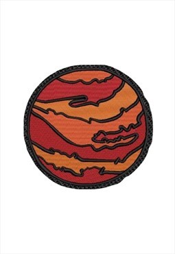 Embroidered Mars iron on patch / sew on patch