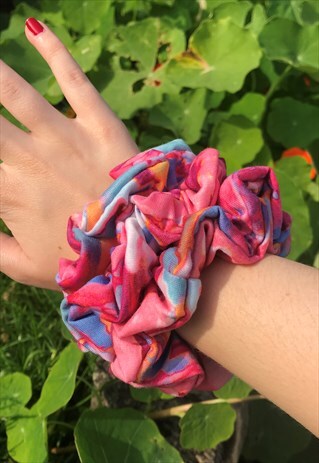 DEADSTOCK MULTICOLOURED HAIR SCRUNCHIE